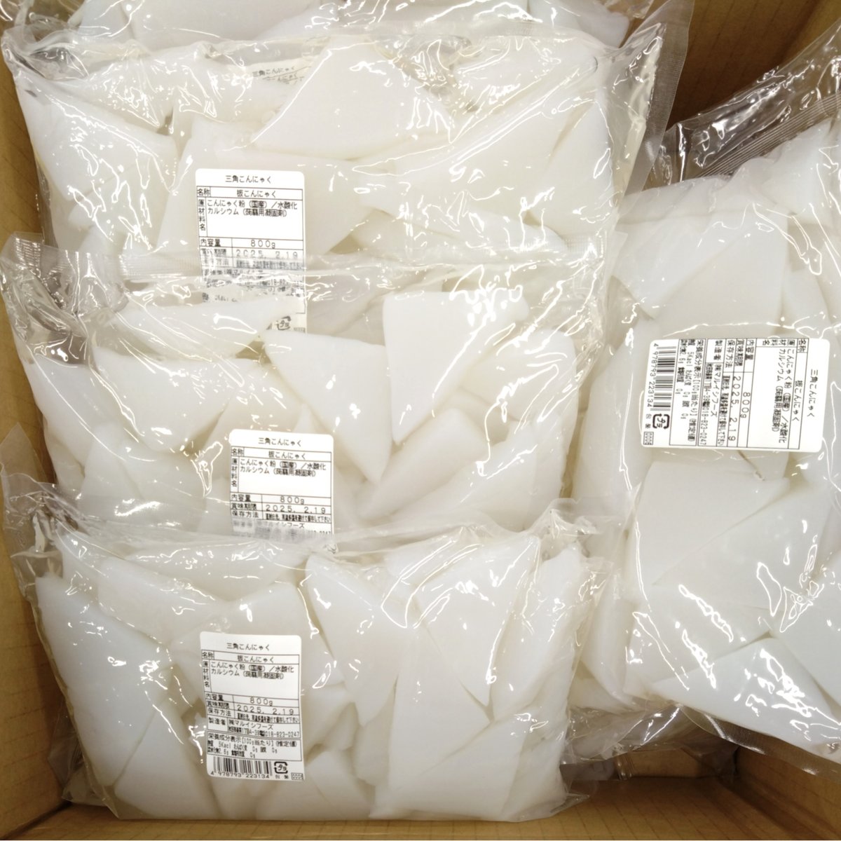 お徳用 三角こんにゃく800g | マルイシフーズ オンラインショップ