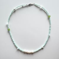 necklace / right green