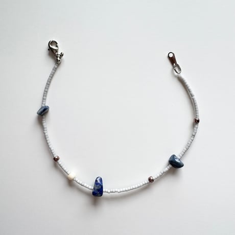 bracelet / gray×blue