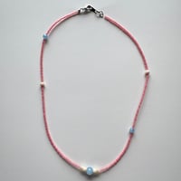 necklace / pink