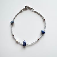 bracelet / gray×blue