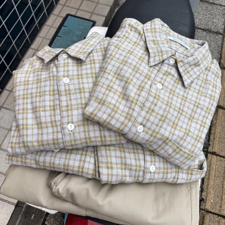 CATTA "REGULAR  COLLAR SHIRT-MELANGE CHECK"
