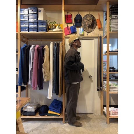 RELAXFIT by Supermarket "Corduroy Easyslacks"　🆕ﾁｬｺｰﾙｸﾞﾚｰ