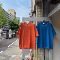 CalCru "Micro Stripe Tee 〜Garment Dyed〜"