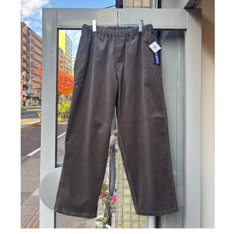 RELAXFIT by Supermarket "Corduroy Easyslacks"　🆕ﾁｬｺｰﾙｸﾞﾚｰ