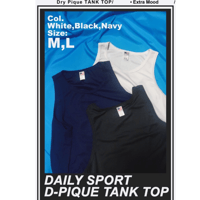 THE DAILY SPORT by SMOKE T ONE "DRY PIQUE TANK TOP"🇺🇸
