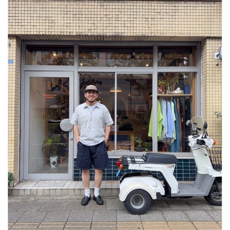 RELAXFIT by  Supermarket "Double Knee pocket denim Beachshorts"
