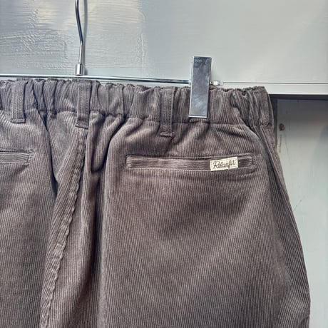 RELAXFIT by Supermarket "Corduroy Easyslacks"　🆕ﾁｬｺｰﾙｸﾞﾚｰ