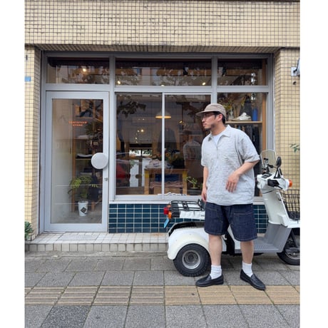 RELAXFIT by  Supermarket "Double Knee pocket denim Beachshorts"