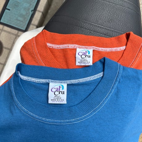 CalCru "Micro Stripe Tee 〜Garment Dyed〜"🇺🇸