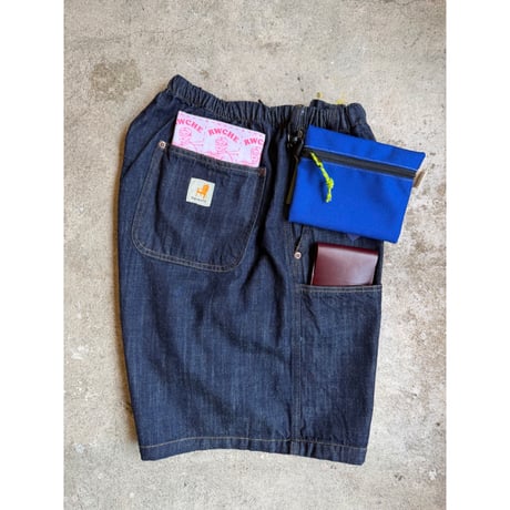RELAXFIT by  Supermarket "Double Knee pocket denim Beachshorts"
