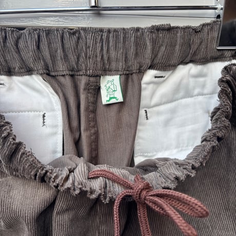 RELAXFIT by Supermarket "Corduroy Easyslacks"　🆕ﾁｬｺｰﾙｸﾞﾚｰ
