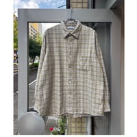CATTA "REGULAR  COLLAR SHIRT-MELANGE CHECK"