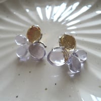 HAPPY Butterflyのイヤリング_アメジスト