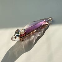 水面のゆらぎのヘアクリップ_B