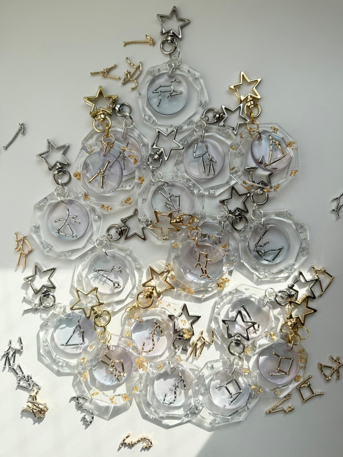 Happy SEIZAのキーホルダー_てんびん座_gold | initial U