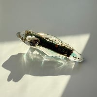 水面のゆらぎのヘアクリップ_H
