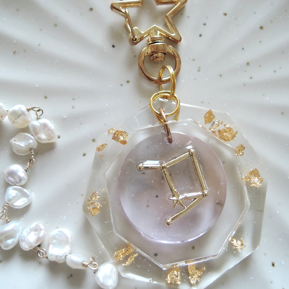 山羊座さんのための星座の天秤　アクセサリー付き　持ち運びok組み立て式天秤 山羊座さんのための星座の天秤 アクセサリー付き 持ち運びok組み立て式天秤