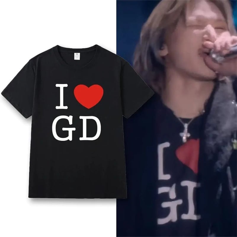 G-DRAGON ジヨン Tシャツ ブラック｜ライブ・推し活コーデ | TheRockCandy