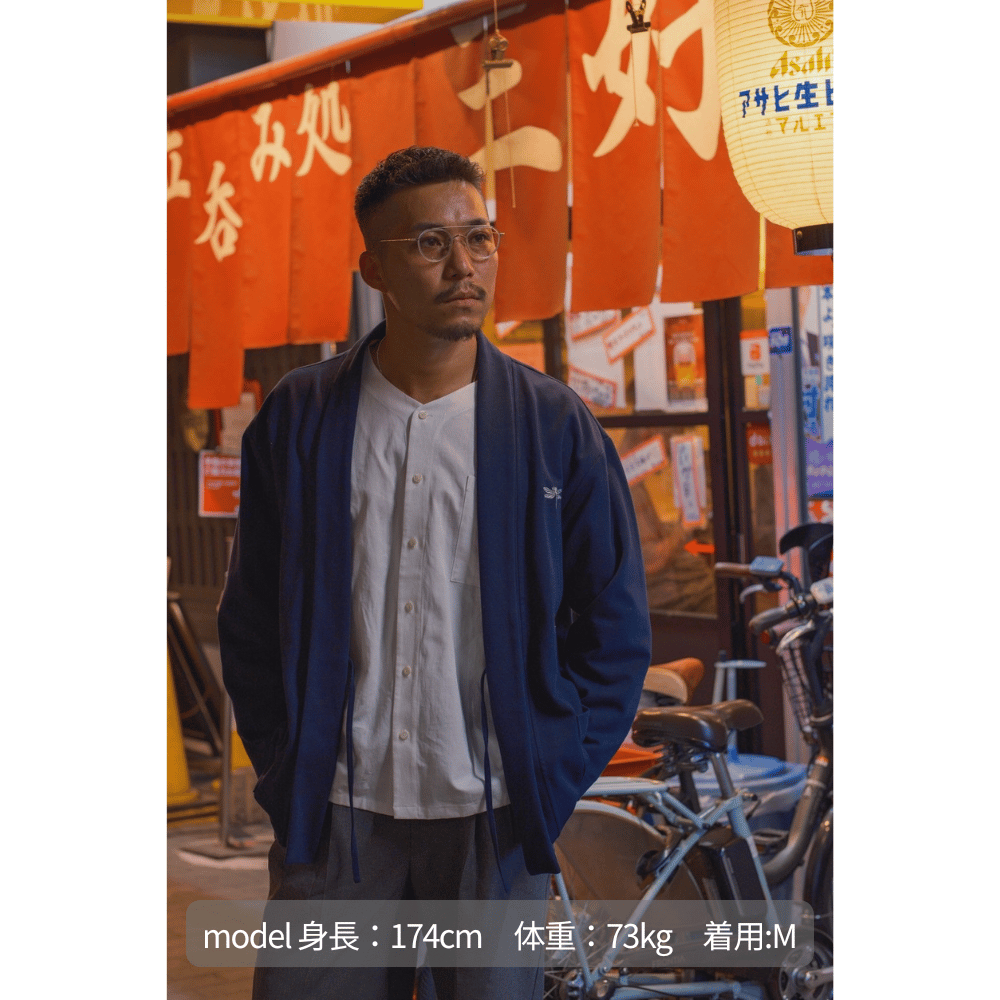 武士道　DANJI JAPAN 半纏カーディガン　ネイビー 半纏カーディガン | DANJI