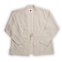 リネン半纏　アイボリー