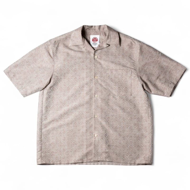 Danji japan 開襟シャツ 開襟シャツ 半袖 ストライプ | DANJI