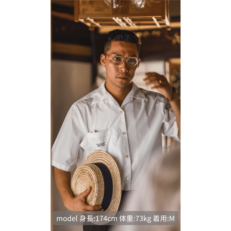 開襟シャツ半袖 蜻蛉 | DANJI