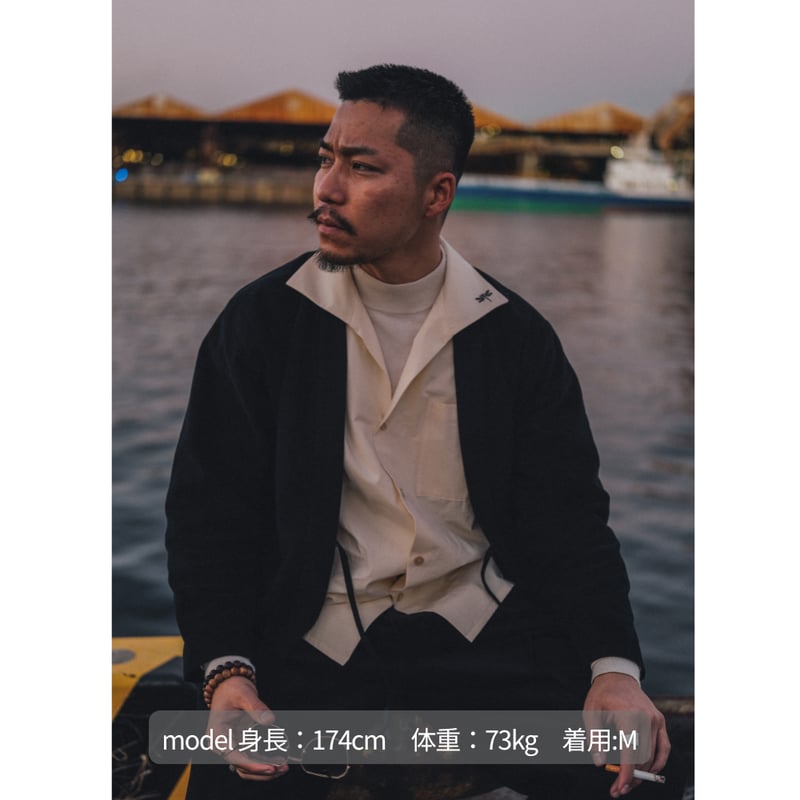 完売アイテム✳︎ DANJI JAPAN 衿羽シャツ 開襟シャツ　日本製 衿羽シャツ | DANJI
