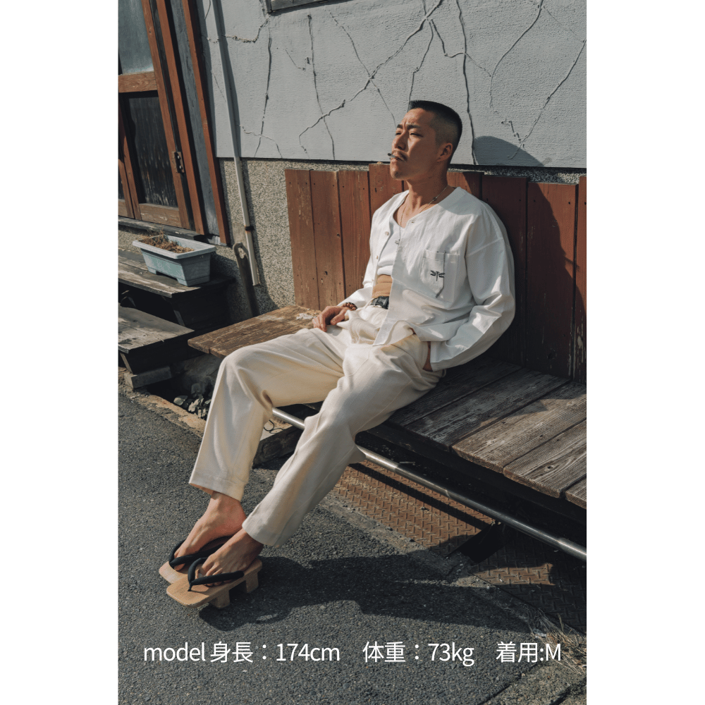 DANJI JAPAN ダボシャツ　蜻蛉 ダボシャツ(蜻蛉)白 | DANJI