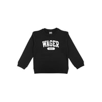 College Logo Sweat / Black（Kids）