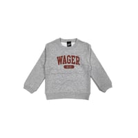 College Logo Sweat / Gray（Kids）