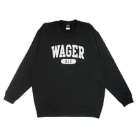 College Logo Sweat / Black