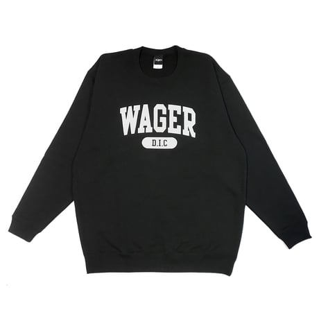 College Logo Sweat / Black