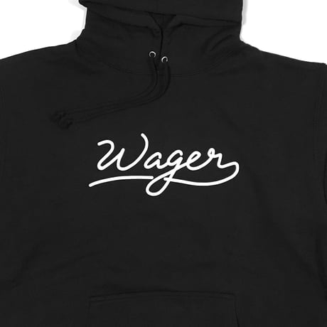 Handwritten Logo Hoodie / Black