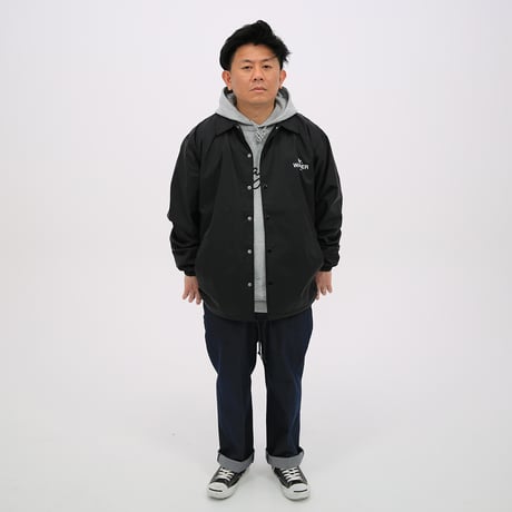 Logo Coach Jacket / Black