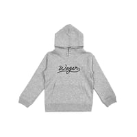 Handwritten Logo Hoodie / Gray（Kids）
