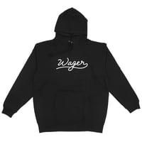 Handwritten Logo Hoodie / Black