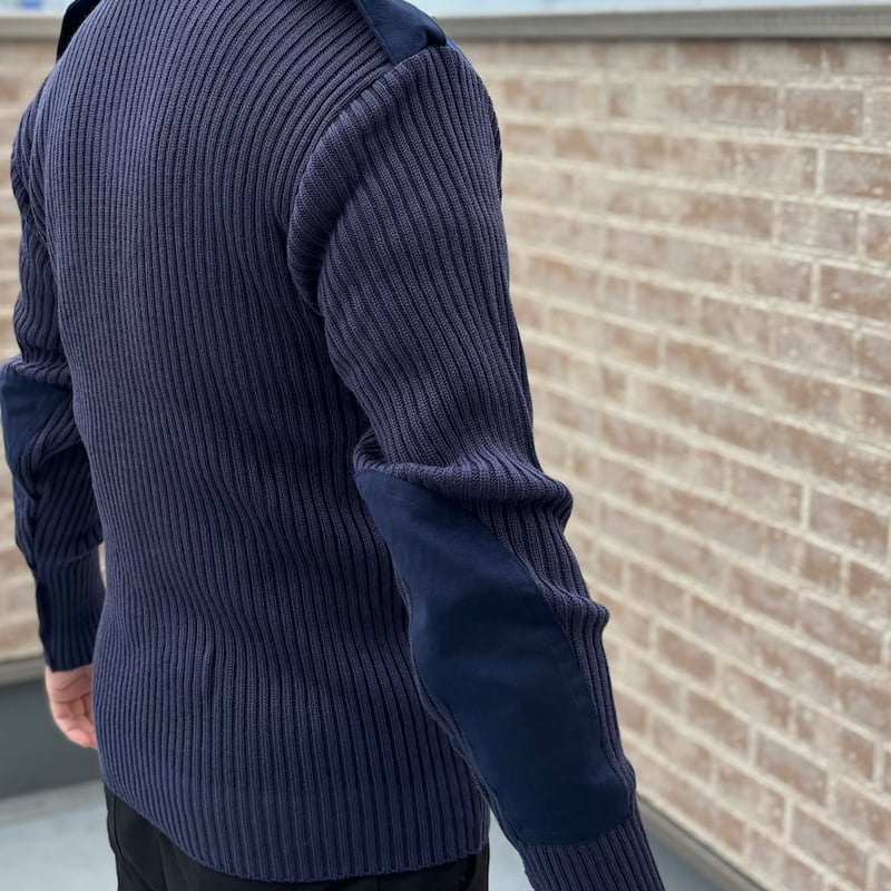 航空自衛隊セーター】ニット 制服 旧型 おしゃれ レア | S-Blue