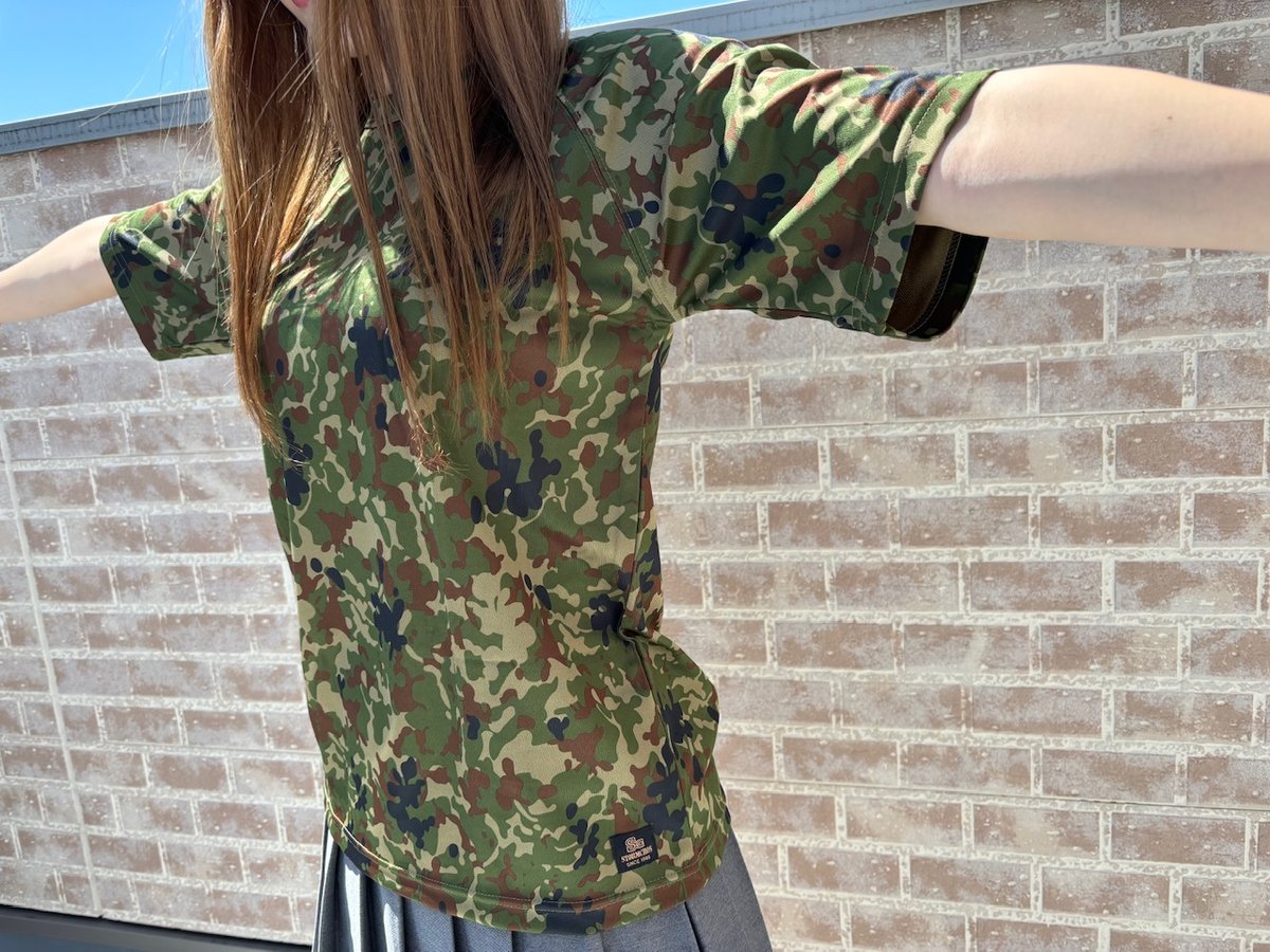 迷彩速乾Tシャツ】COOLPLUS 陸上自衛隊 サバゲー | S-Blue-JAPAN自衛隊