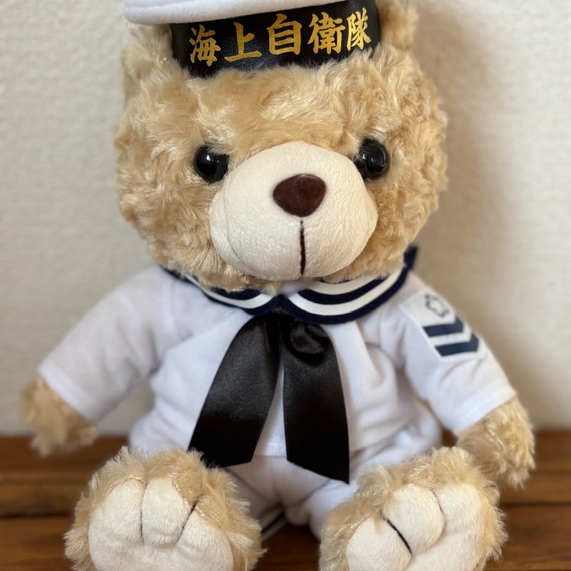 ベアぬいぐるみ】海上自衛隊 白セーラー服 | S-Blue-JAPAN自衛隊