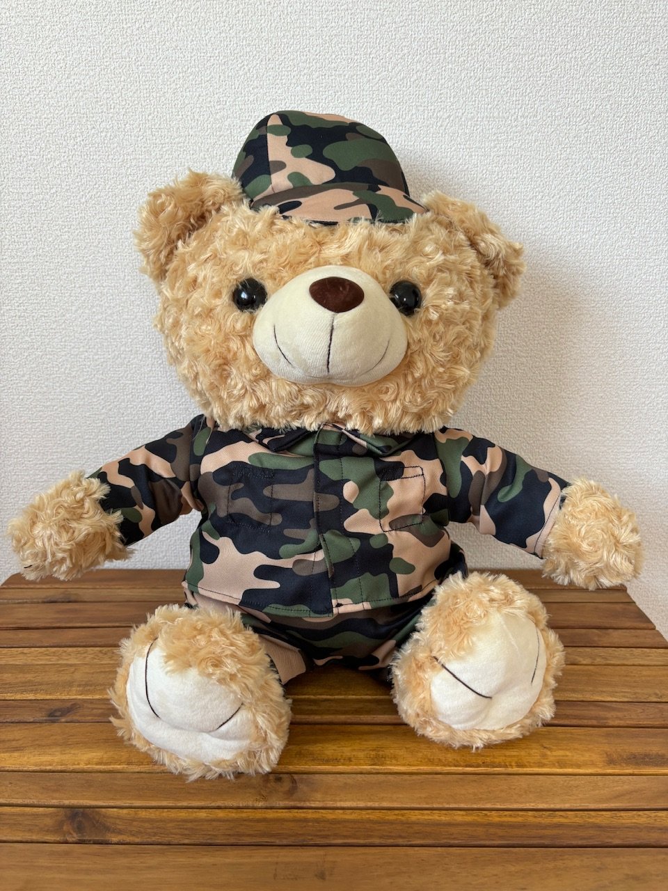 ベアぬいぐるみ】特大◎全長60㎝テディベア 陸上自衛隊 海上自衛隊