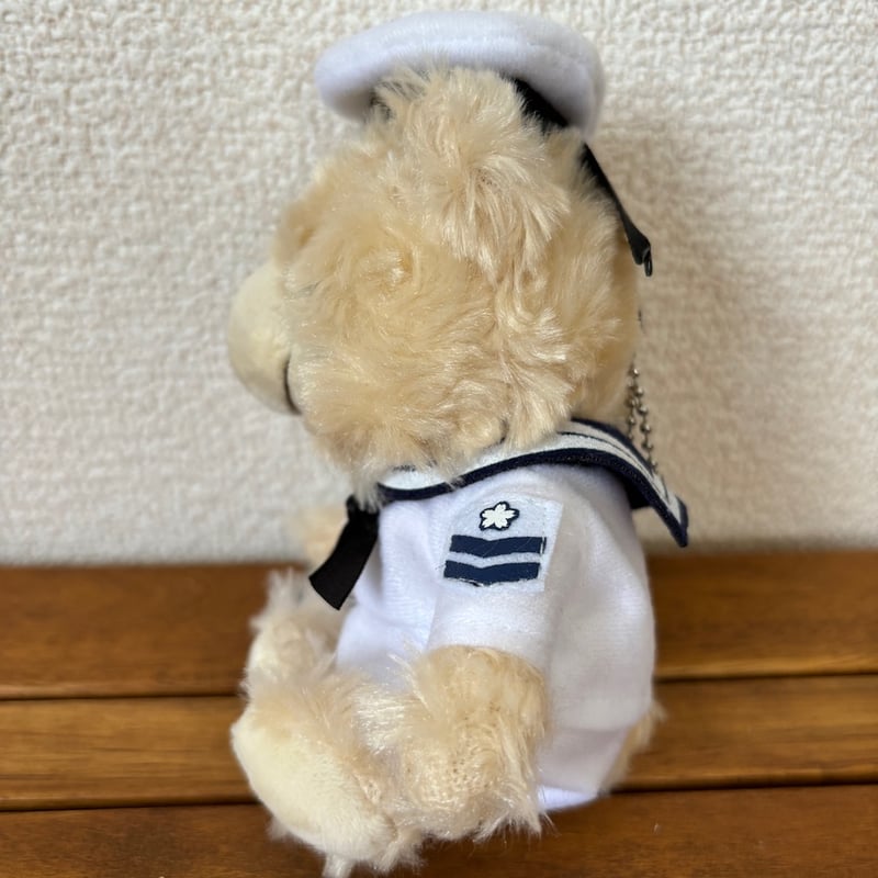 ベアぬいぐるみ】海上自衛隊 白セーラー服 テディベア