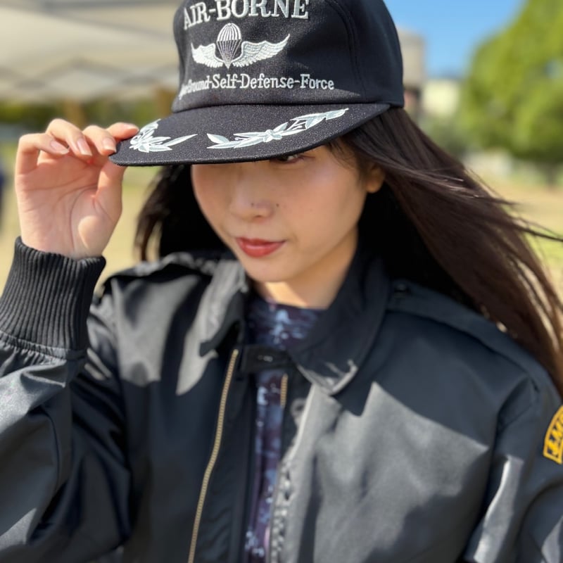 アポロ帽】エアボーン花庇付 日本製 | S-Blue-JAPAN自衛隊グッズ