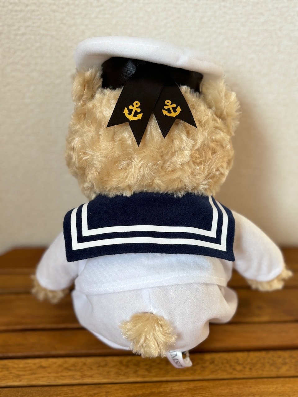 テディベア　ハンドメイド　作家様　未使用　保管品　犬　ぬいぐるみ セーラー服テディベア 作家ベア ぬいぐるみ