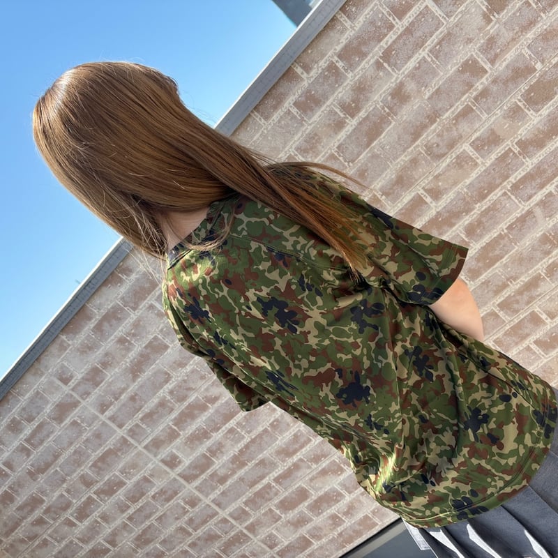 迷彩速乾Tシャツ】COOLPLUS 陸上自衛隊 サバゲー | S-Blue-JAPAN自衛隊