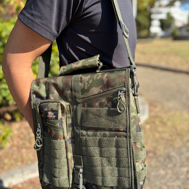 CROSSMATCH SEEK 迷彩ショルダーバッグ 図のうバッグ】整理が一瞬☆探し物ゼロバッグ ショルダーバッグにも