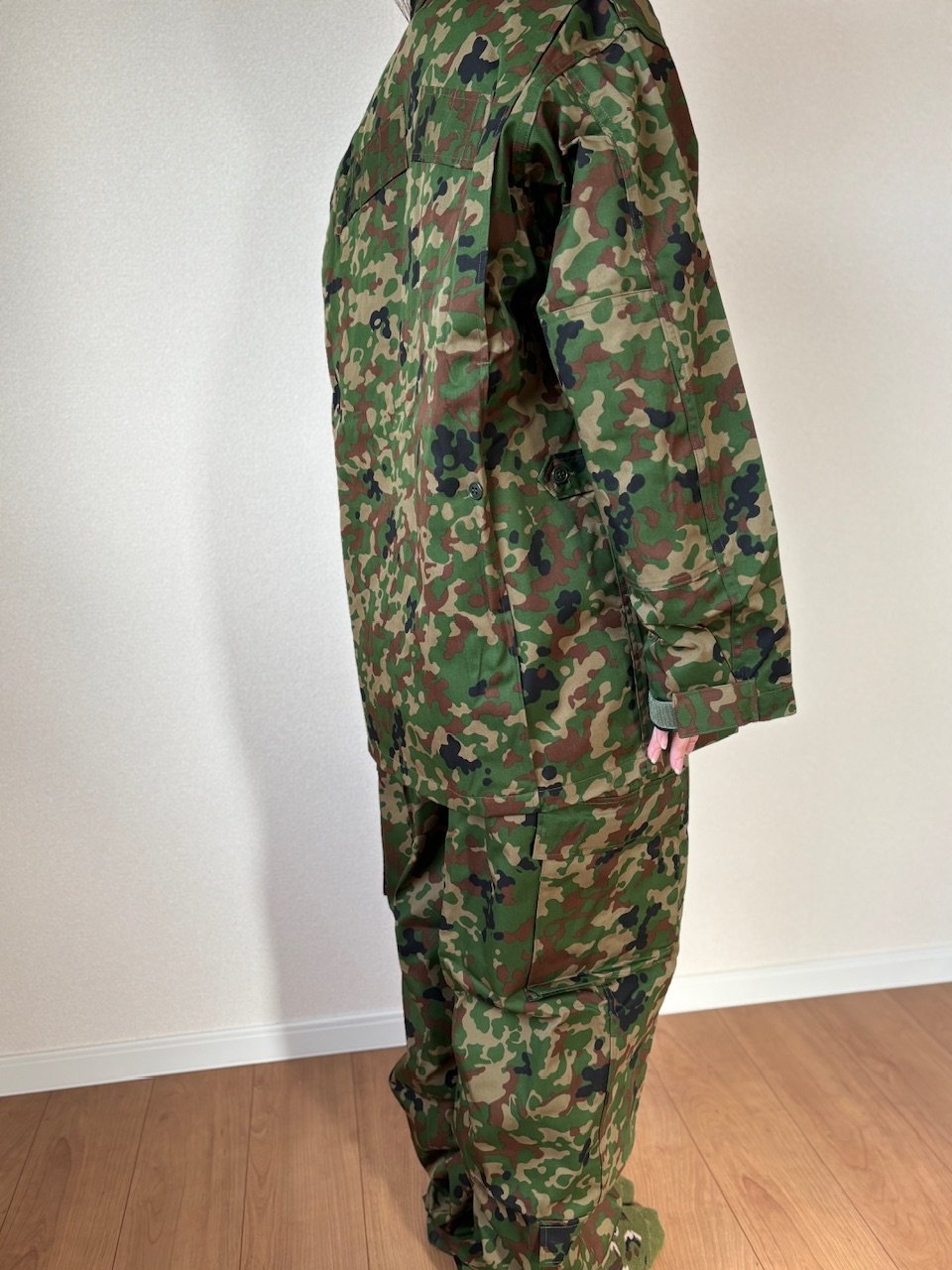 作業服】陸上自衛隊 迷彩 ベルト付 レア 日本製 再入荷なし