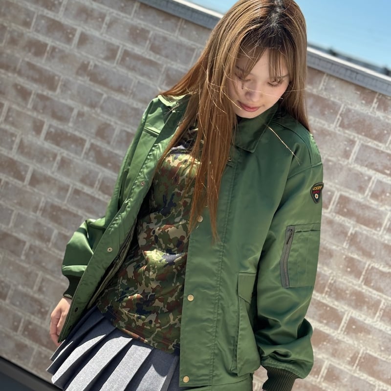 【リバーシブル】　陸上自衛隊　迷彩ブルゾン　ジャケット 自衛隊 グッズ 陸自迷彩 アウター 長袖 フリース ブルゾン 陸上