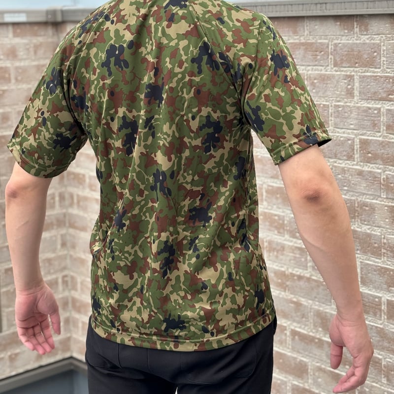 迷彩速乾Tシャツ】COOLPLUS 陸上自衛隊 サバゲー | S-Blue-JAPAN自衛隊