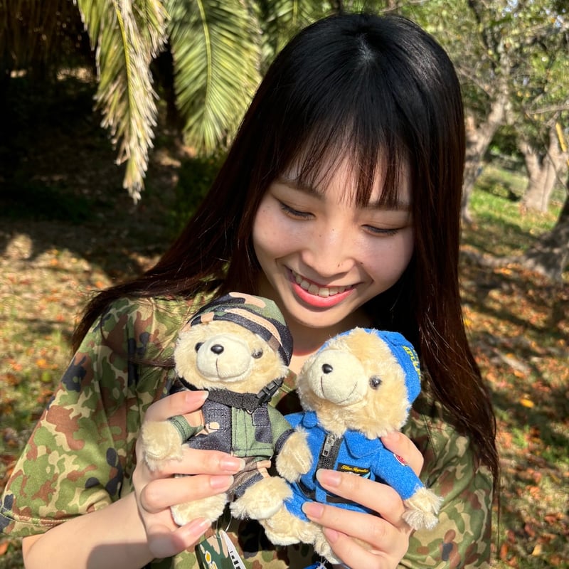 自衛隊 陸上自衛隊 航空自衛隊 ブルーベア 中サイズ ぬいぐるみ 3体セット ベアぬいぐるみ】ブルーインパルス 航空自衛隊 ミリタリー 可愛いお